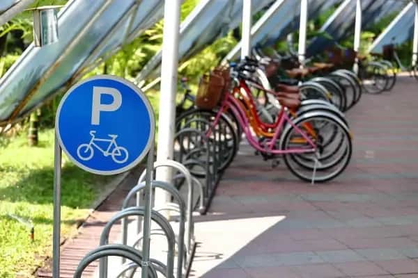 Secure cycle parking